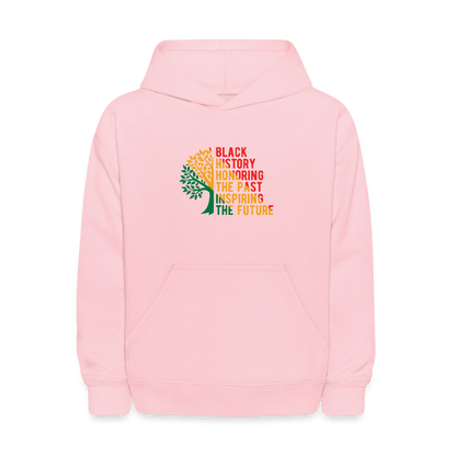 Black History - kids hoodie - pink