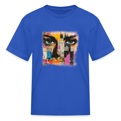 Pop Culture Woman 3 - Kids' T-Shirt - royal blue