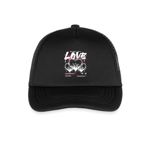 Spread Your Love - Kid's Trucker Cap - black