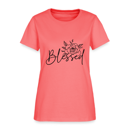 Blessed - Women's T-Shirt - coral