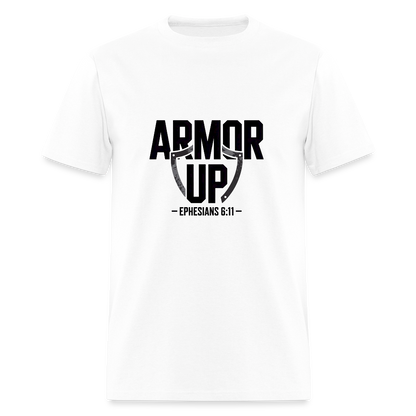 Armor Up - men's t-shirt - white