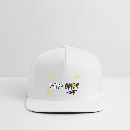 Happy Chaos - Graffiti Snapback Baseball Cap - white