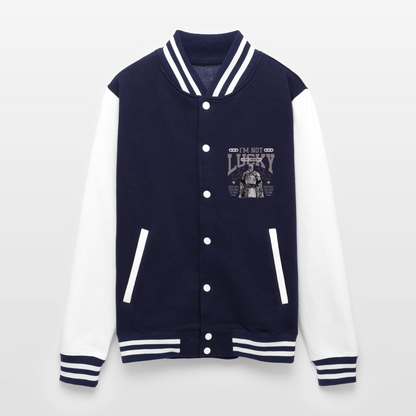Chosen One - Letterman Jacket - navy/white
