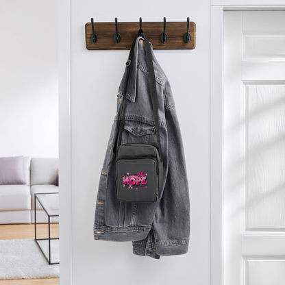 Hope - Upright Crossbody Bag - charcoal grey