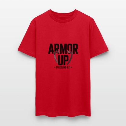 Armor Up - men's t-shirt - red