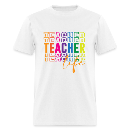 Teacher Life - T-Shirt - white