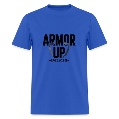 Armor Up - men's t-shirt - royal blue