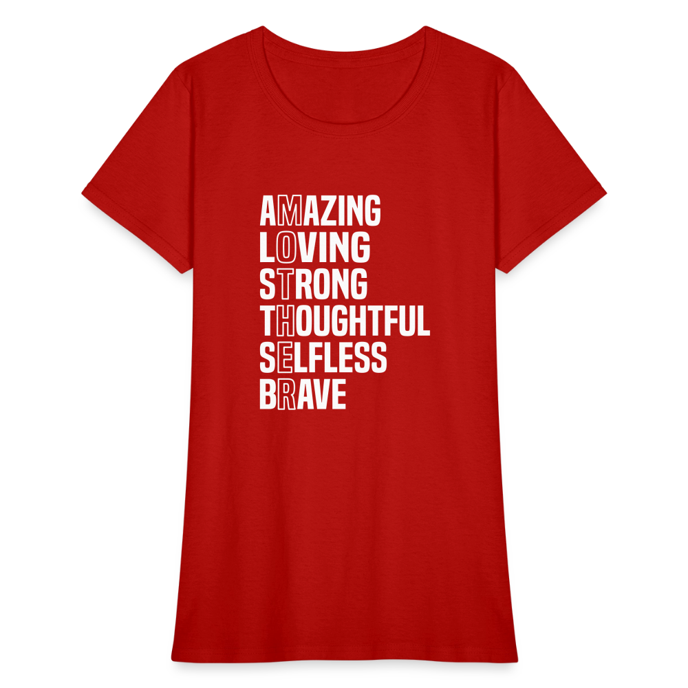 Strong Mother -Women's T-Shirt - red