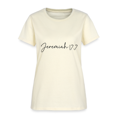 Jeremiah 17:7 - Women's T-Shirt - off white