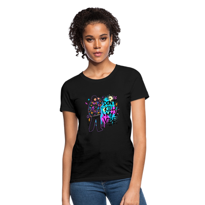 Don't Kill My Vibe - Graffiti Women's T-Shirt - black