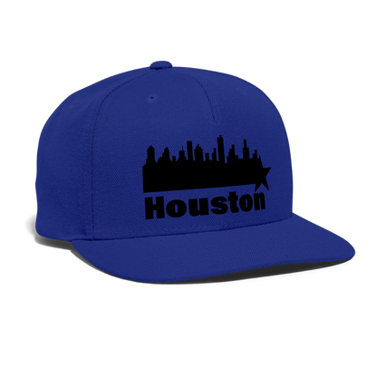 Houston skyline - Snapback  Cap - royal blue