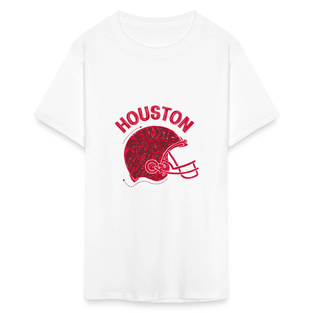 Huston football - Unisex  T-Shirt - white