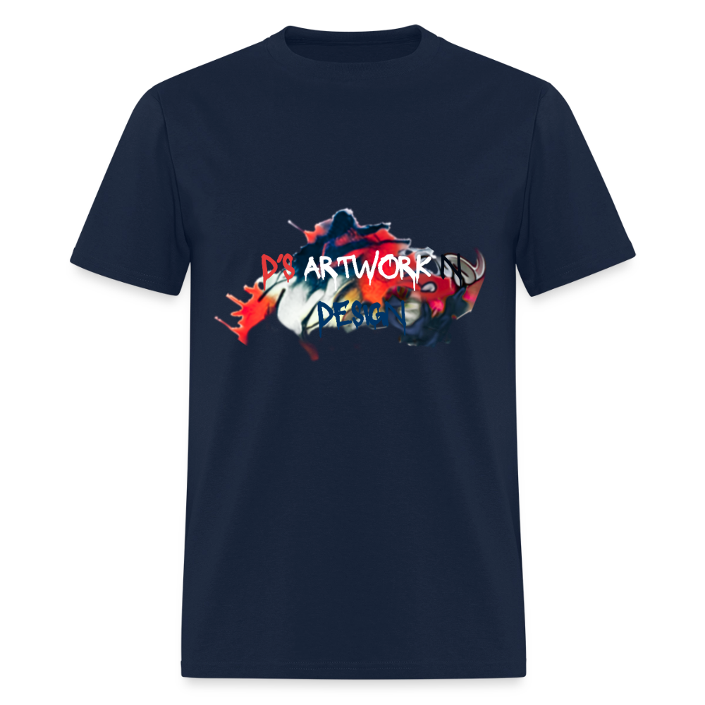 Spray Paint - DS  Men's T-Shirt - navy