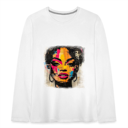 Pop Culture Woman 2 - Kids'  Long Sleeve T-Shirt - white