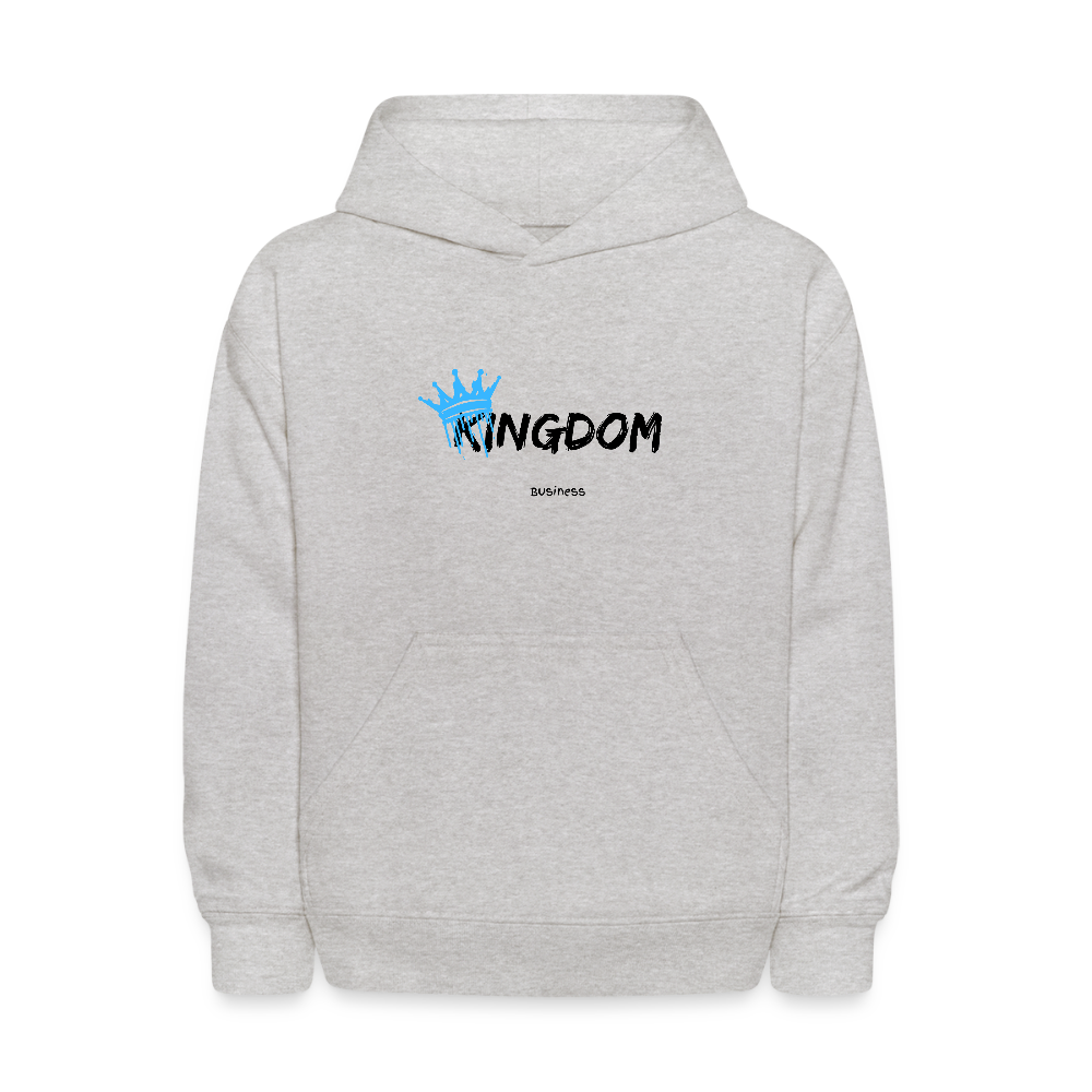 Kingdom Business - Kids' Hoodie - heather gray