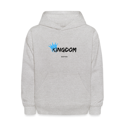 Kingdom Business - Kids' Hoodie - heather gray