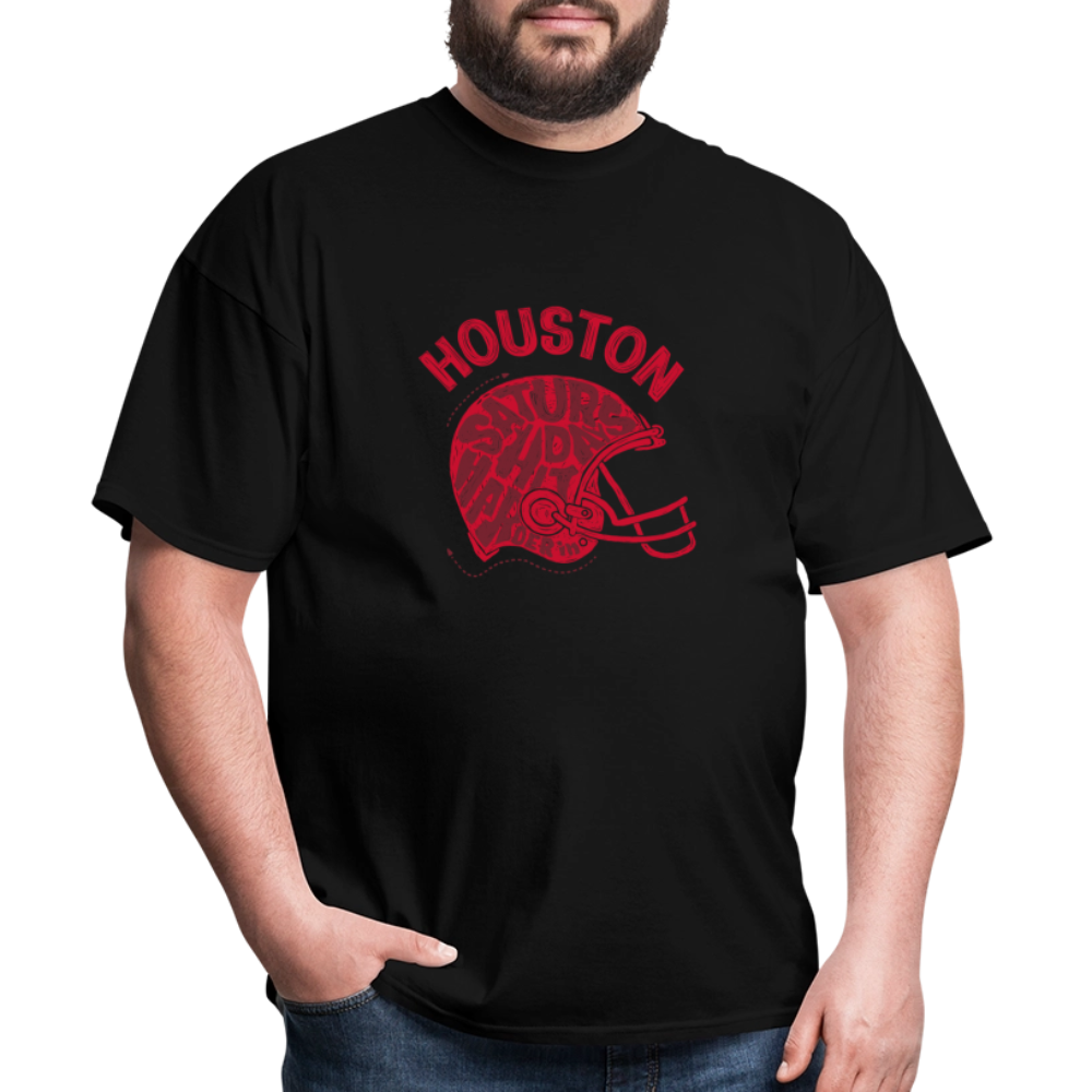 Huston football - Unisex  T-Shirt - black