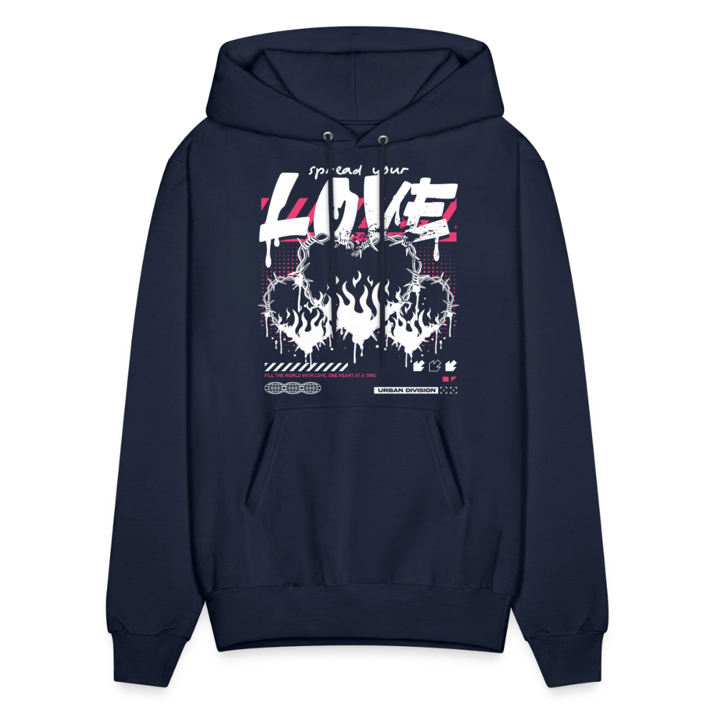 Heart of fire - Men's Hoodie - navy