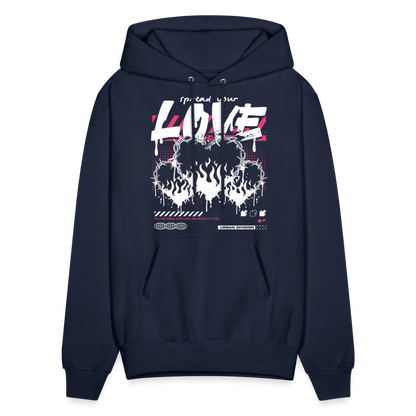 Heart of fire - Men's Hoodie - navy