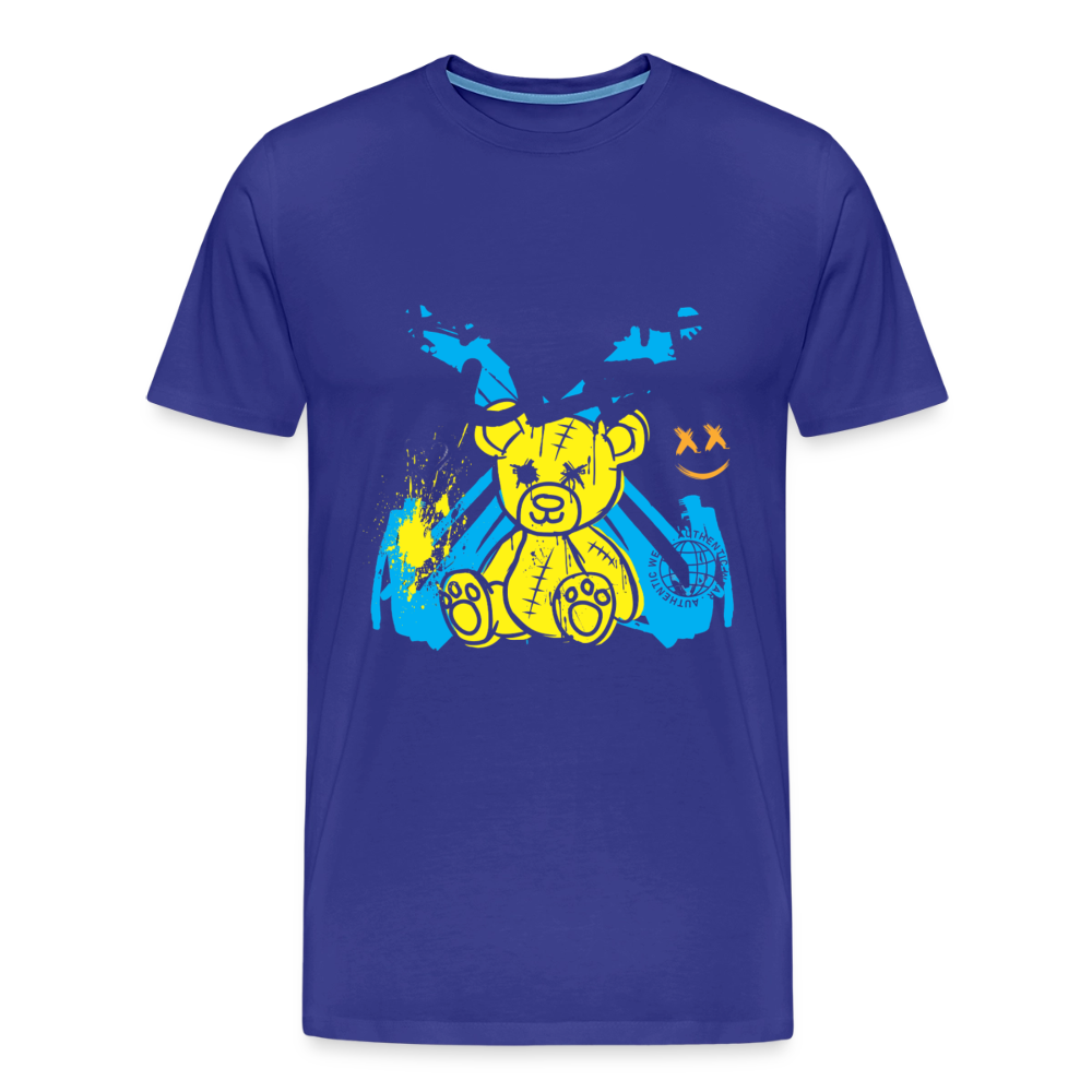 Graffiti Bear - Men's Premium T-Shirt - royal blue