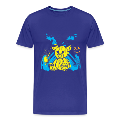 Graffiti Bear - Men's Premium T-Shirt - royal blue