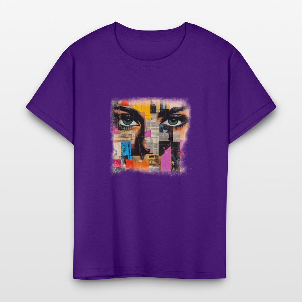 Pop Culture Woman 3 - Kids' T-Shirt - purple