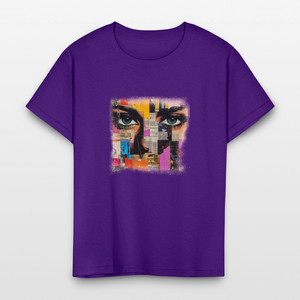 Pop Culture Woman 3 - Kids' T-Shirt - purple