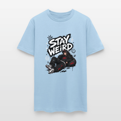 Stay Weird - Graffiti Men's T-Shirt - powder blue