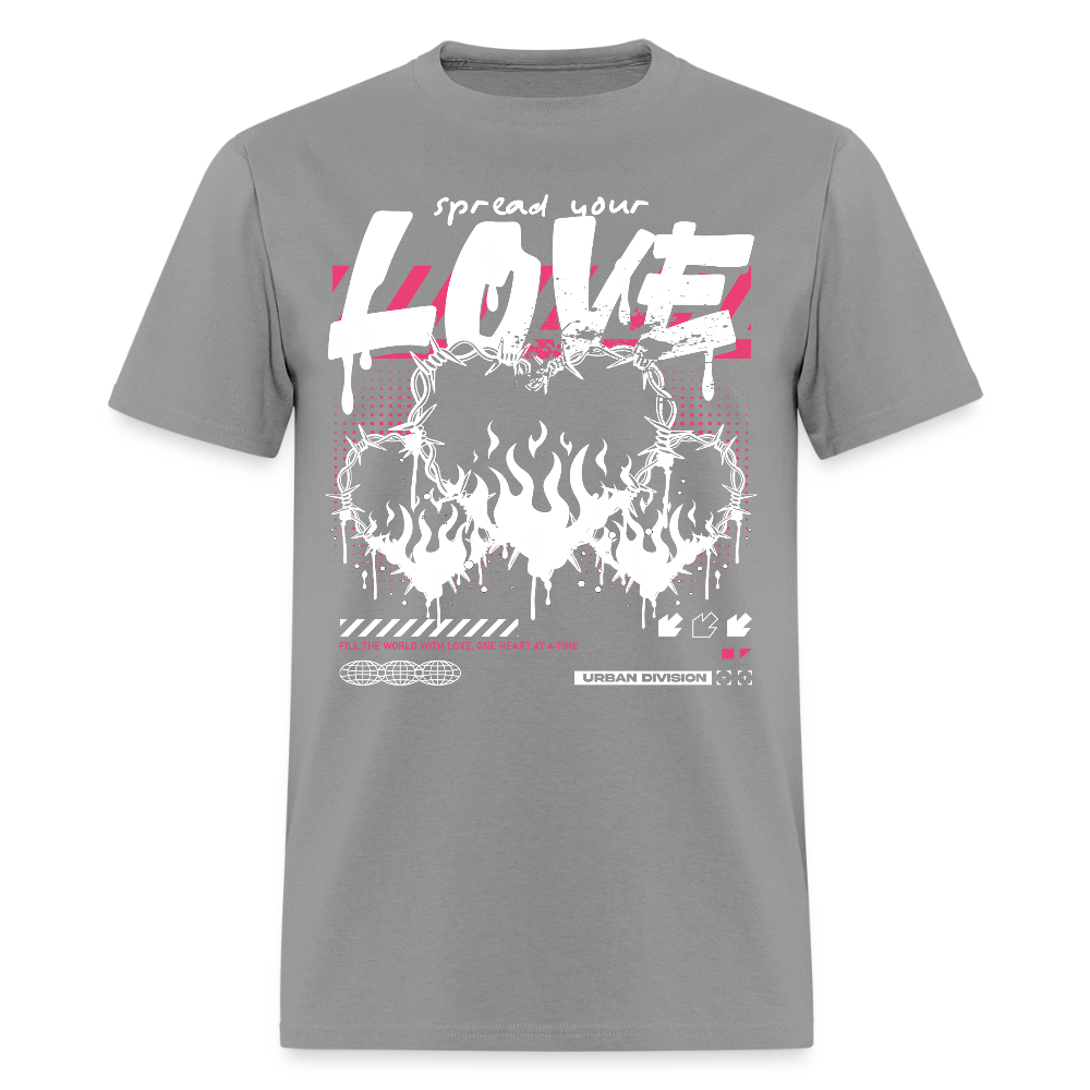 Heart on fire - Men's T-Shirt - rock