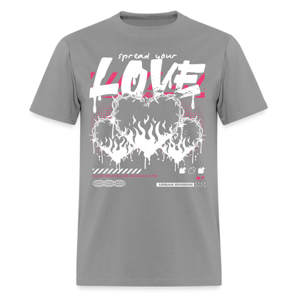Heart on fire - Men's T-Shirt - rock