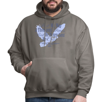 God is with Us - Men's Hoodie - asphalt gray