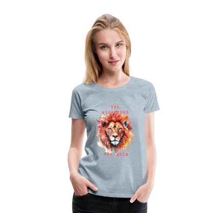Bold Lion - Women’s T-Shirt - heather ice blue