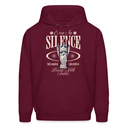 God Speaks - Men's Hoodie - burgundy