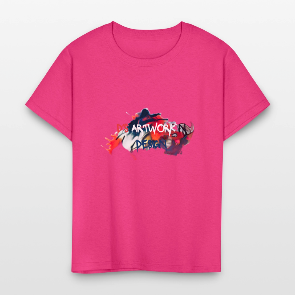 Spray Paint - DS Kids' T-Shirt - fuchsia