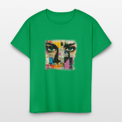 Pop Culture Woman 3 - Kids' T-Shirt - kelly green