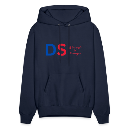 DS Artwork N Design - Men's Hoodie red and blue - navy