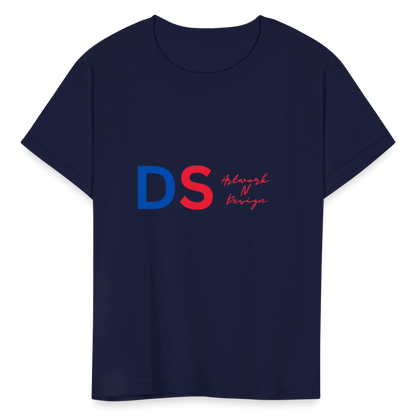 DS Artwork N Design - Kids' T-Shirt red and blue - navy