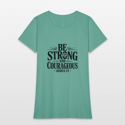 Be strong - Women's T-Shirt - aquatic