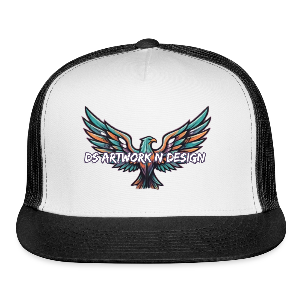 Graffiti Eagle - Trucker Hat - white/black