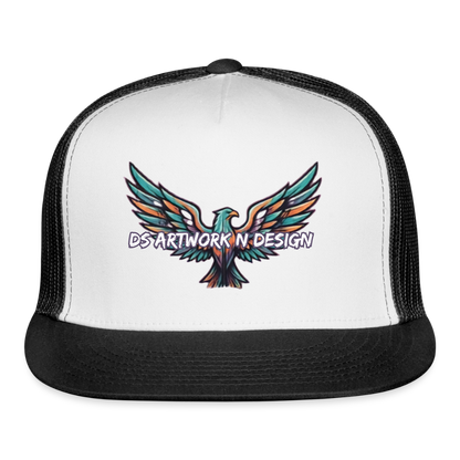 Graffiti Eagle - Trucker Hat - white/black