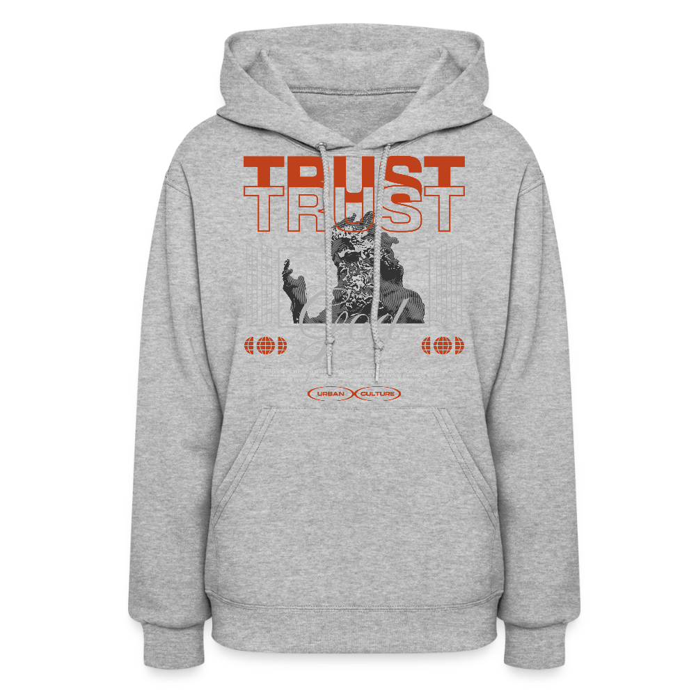 Trust God - Women's Hoodie - heather gray