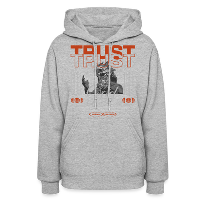 Trust God - Women's Hoodie - heather gray