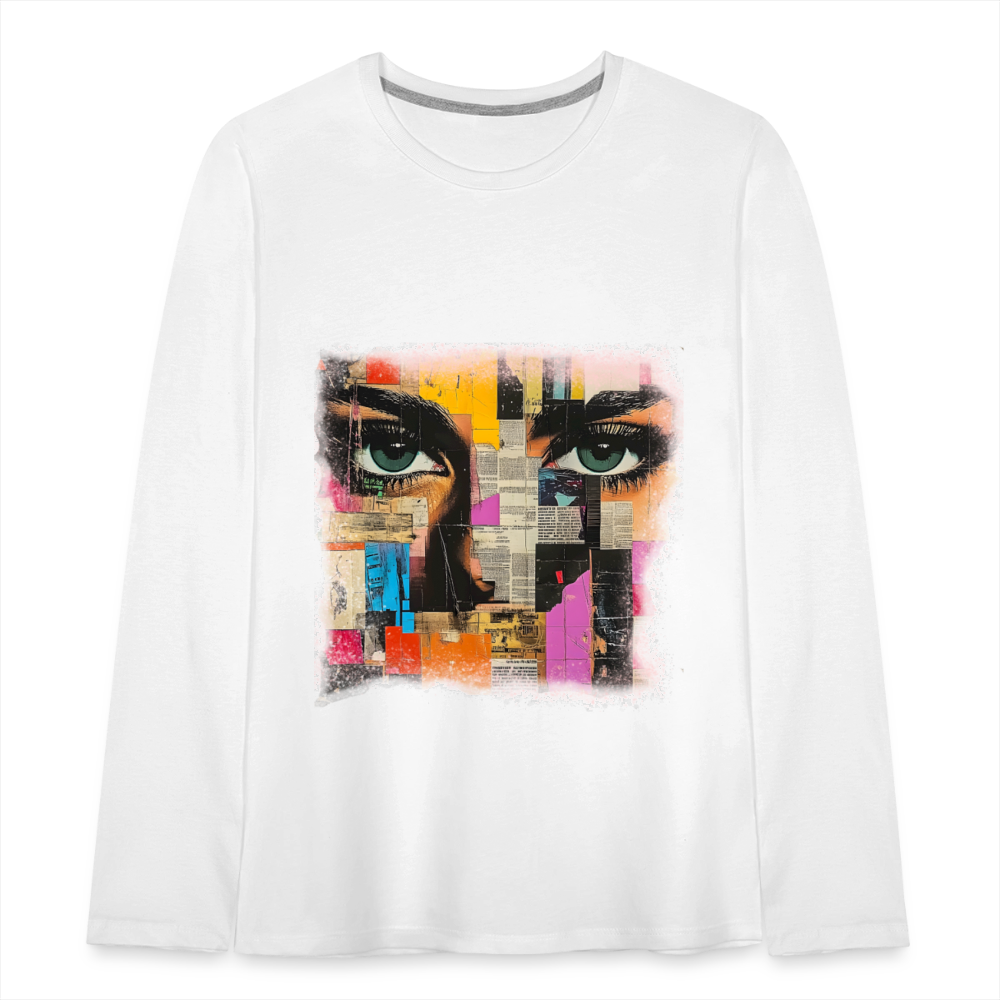 Pop Culture Woman 2 - Kids'  Long Sleeve T-Shirt - white