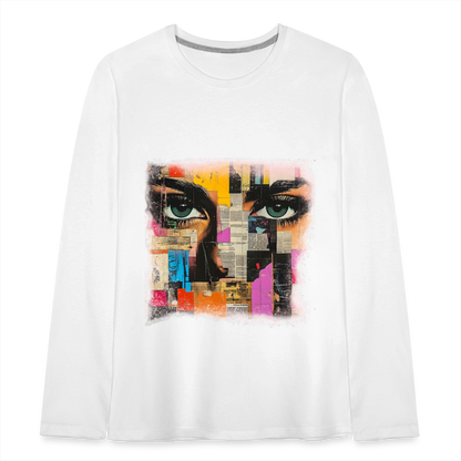 Pop Culture Woman 2 - Kids'  Long Sleeve T-Shirt - white