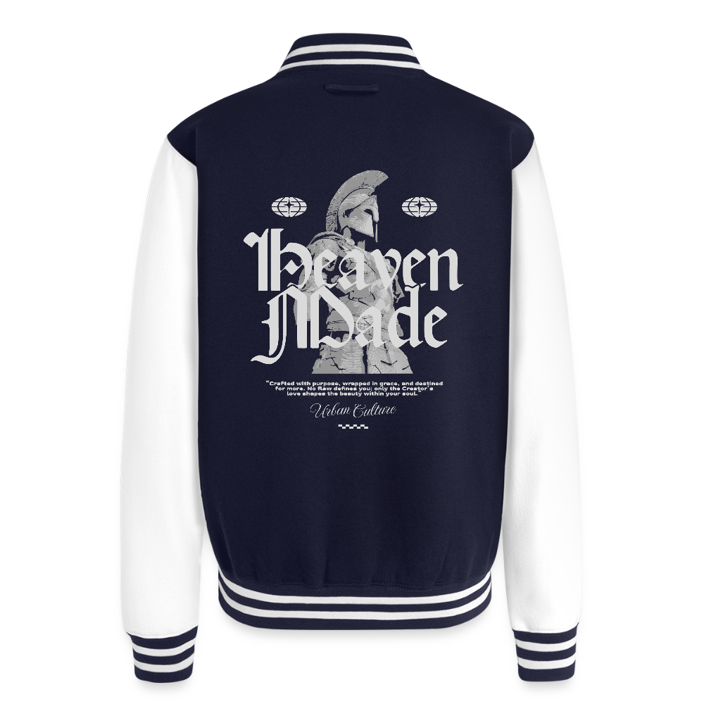 Heaven Made - Letterman Jacket - navy/white