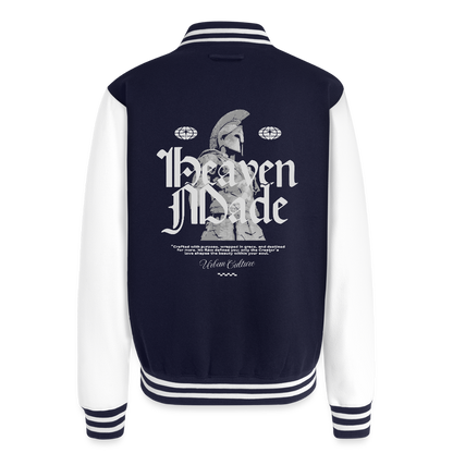Heaven Made - Letterman Jacket - navy/white