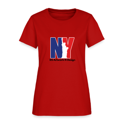 NY - Women's T-Shirt - red