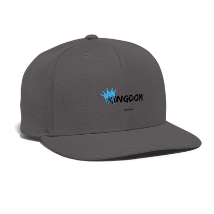 Kingdom Business - Snapback Baseball Cap - dark grey