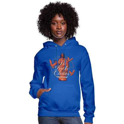 Broken Chains - Women's Hoodie - royal blue