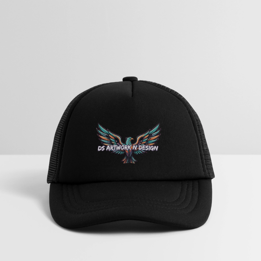 Graffiti Eagles - Kid's Trucker Cap - black